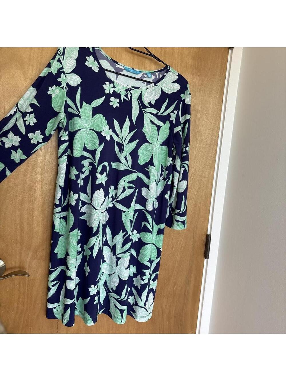 Tori Richard Honolulu Floral Print Dress Medium